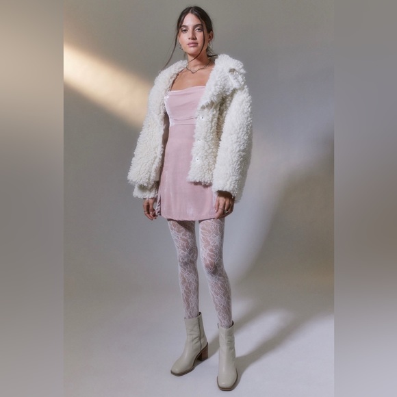 NWT UO Mallory Velvet Slip Dress - M & L - Picture 3 of 11